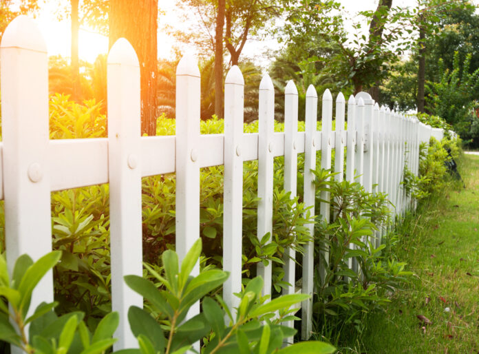 County,Style,Wooden,Fence.