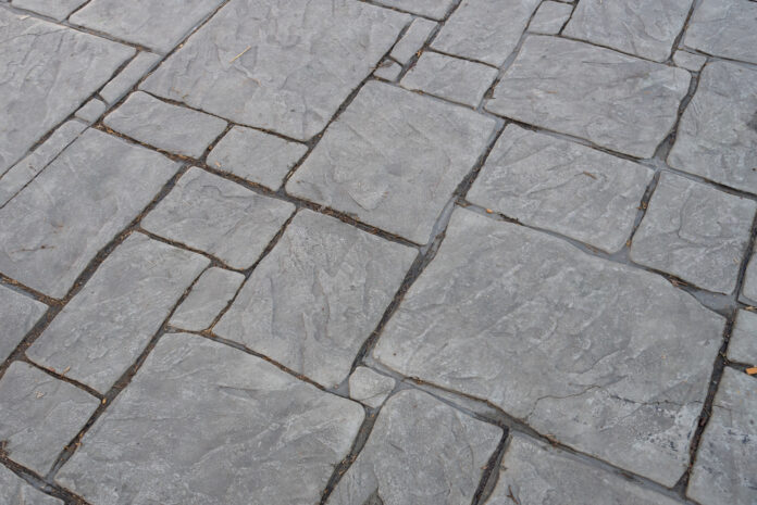 Stamp,Concrete,Texture,Pattern,And,Background,,For,Outdoor,Floor,Finishing.