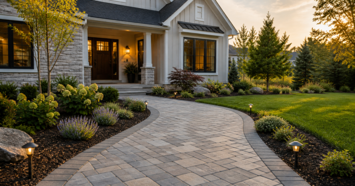 paver walkway
